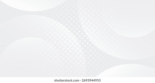 White geometric abstract background overlap layer on bright space with lines effect decoration. shape modern illustrations vector digital old simple art