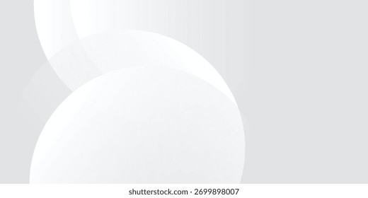 White geometric abstract background overlap layer on bright space with lines effect decoration. Modern graphic design vector