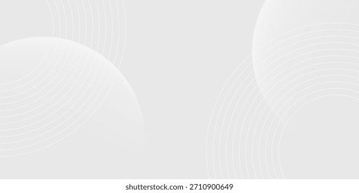 White geometric abstract background overlap layer on bright space with lines effect decoration.