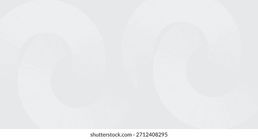 White geometric abstract background overlap layer on bright space with lines effect decoration. Modern graphic design element circles style concept for banner, modern vector arts