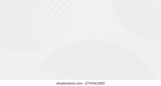 White geometric abstract background overlap layer on bright space with lines effect decoration. illustrations vector modern simple art