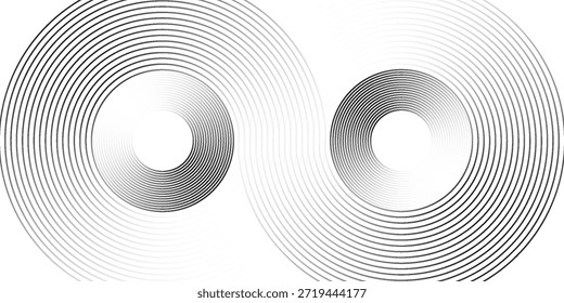 O plano de fundo abstrato geométrico branco sobrepõe a camada no espaço brilhante com a decoração de efeito de linhas. Design gráfico moderno circula o conceito de estilo para banner,
