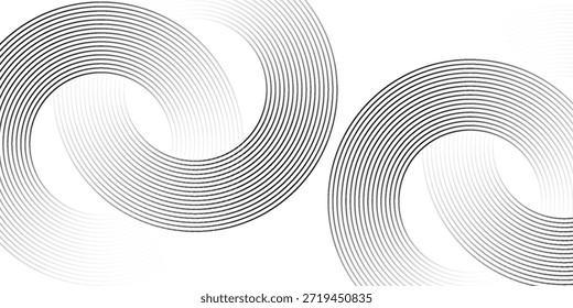 El fondo abstracto geométrico blanco se superpone en el espacio brillante con la decoración del efecto de las líneas. Concepto moderno del estilo de los círculos del elemento de Diseño gráfico para el Anuncio,