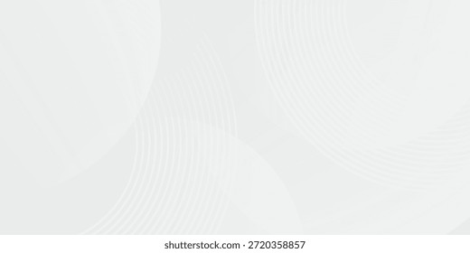 White geometric abstract background overlap layer on bright space with lines effect decoration.