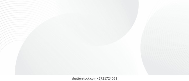 White geometric abstract background overlap layer on bright space with lines effect decoration.