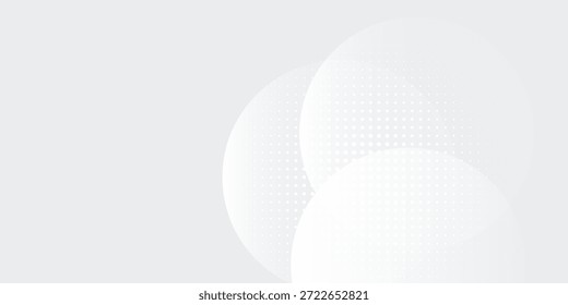 White geometric abstract background overlap layer on bright space with lines effect decoration.  cirlcle old light modern
