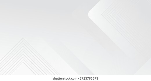 O plano de fundo abstrato geométrico branco sobrepõe a camada no espaço brilhante com a decoração de efeito de linhas. Terno para banner, web, brochura, panfleto e apresentação