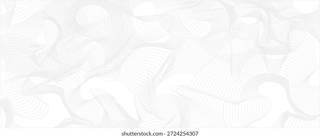O plano de fundo abstrato geométrico branco sobrepõe a camada no espaço brilhante com a decoração de efeito de linhas. Design gráfico moderno circula o conceito de estilo para banner