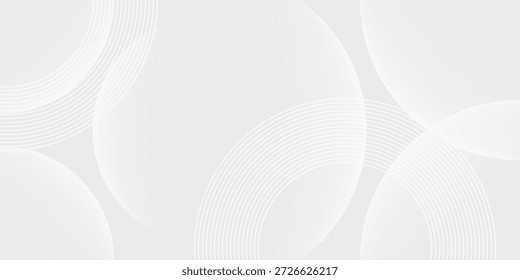 El fondo abstracto geométrico blanco se superpone en el espacio brillante con la decoración del efecto de las líneas.