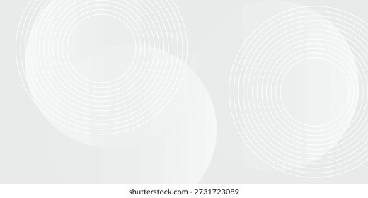 White geometric abstract background overlap layer on bright space with lines effect decoration.

