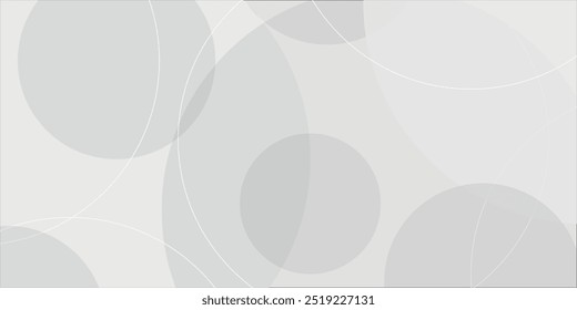 White geometric abstract background overlapping layers on bright space with line effect decoration. eps10.