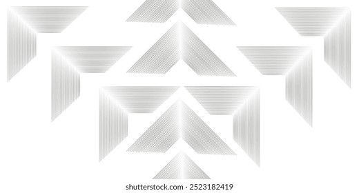 White geometric abstract background overlapping layers on bright space with line effect decoration. Square style concept modern graphic design element for banner, flyer, card.