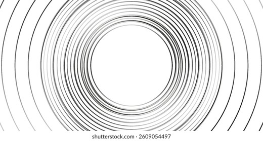 White geometric abstract background overlapping layers on bright space with line effect decoration. Circle style concept modern graphic design element for banner, flyer