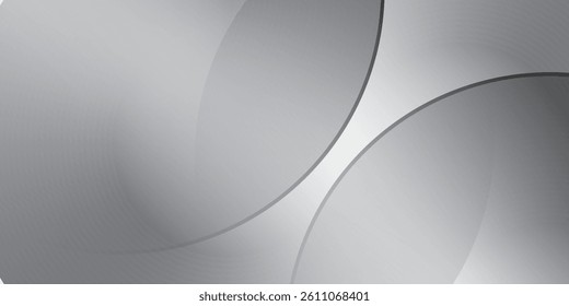 White geometric abstract background overlapping layers on bright space with line effect decoration.