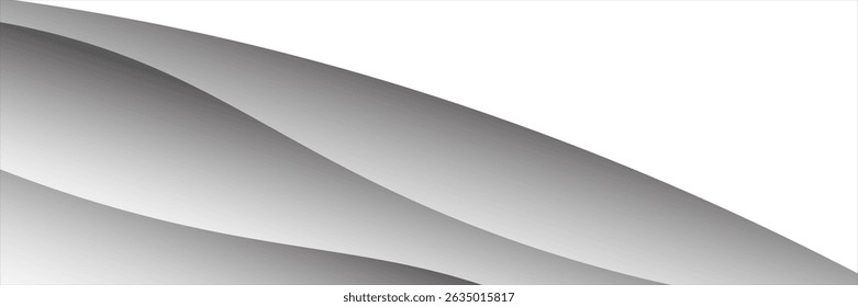 Fondo abstracto geométrico blanco que se superpone capas en el espacio brillante con la decoración del efecto de línea. Concepto de estilo de círculo elemento de Diseño gráfico moderno para el Anuncio, volante, tarjeta. Vector