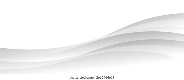 Fondo abstracto geométrico blanco que se superpone capas en el espacio brillante con la decoración del efecto de línea. Concepto de estilo circular elemento de Diseño gráfico moderno para Anuncio, volante, tarjeta. Vector. eps 10