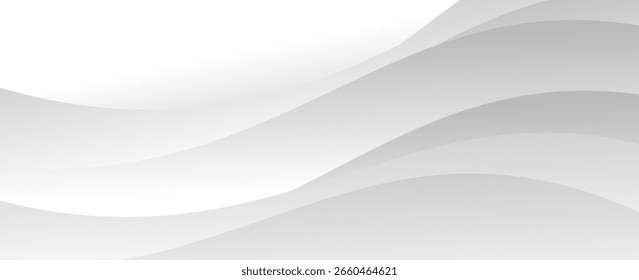 Fondo abstracto geométrico blanco que se superpone capas en el espacio brillante con la decoración del efecto de línea. Concepto de estilo circular elemento de Diseño gráfico moderno para Anuncio, volante, tarjeta. Vector. eps 10