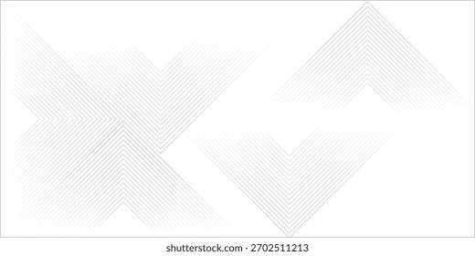 White geometric abstract background overlapping layers on bright space with line effect decoration. Square style concept modern graphic design element for banner, flyer, card. Eps10