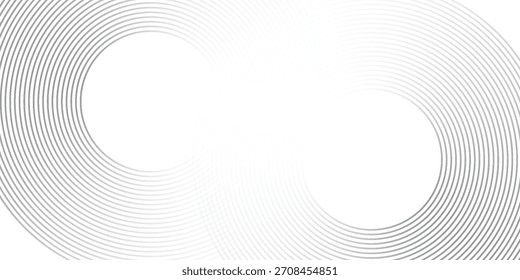 Fondo abstracto geométrico blanco que se superpone capas en el espacio brillante con la decoración del efecto de línea. Elemento de Diseño gráfico moderno del concepto del estilo del círculo para el Anuncio, volante, tarjeta. Eps 10