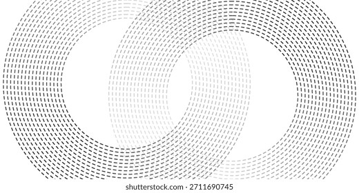 Fundo abstrato geométrico branco sobrepondo camadas no espaço brilhante com decoração de efeito de linha. Conceito de estilo de círculo elemento de design gráfico moderno para banner, folheto, cartão.