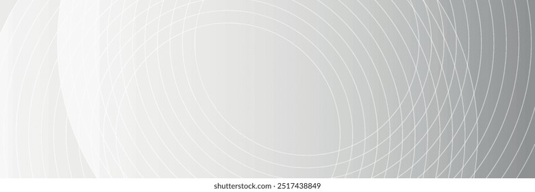White geometric abstract background overlaps with layers on a bright space with line effect decoration.