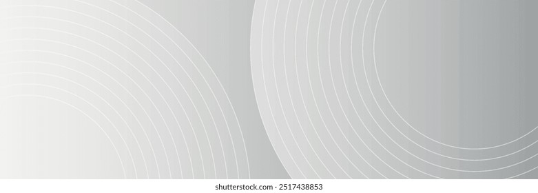 Weiße geometrische abstrakte Hintergrund überlappt mit Schichten auf einem hellen Raum mit Linie Effekt Dekoration.
