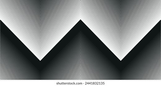 White geometric abstract transparent background layers overlapping on light space with line effect decoration