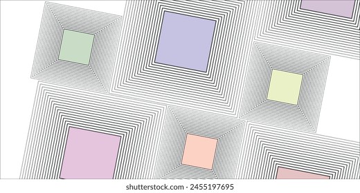 White geometric abstract transparent background layers overlapping on light space with line effect decoration vector ilustration.