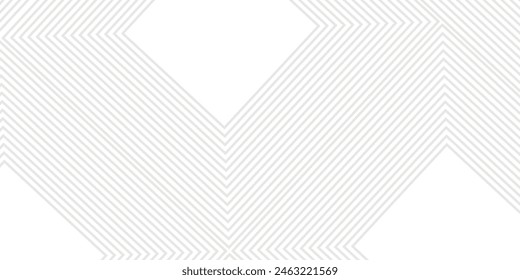 White geometric abstract transparent background layers overlapping on light space with line effect decoration.vector