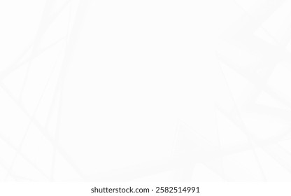 White geometric background clean minimal modern design texture light backdrop