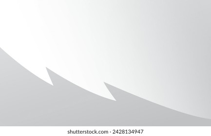 White geometric background. Dynamic shapes composition. Vector illustration