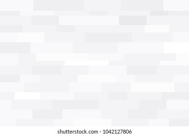 White geometric background, White mosaic backdrop, Vector