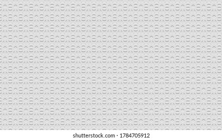 White geometric background. Paper with embossed effect texture. Vector EPS10
