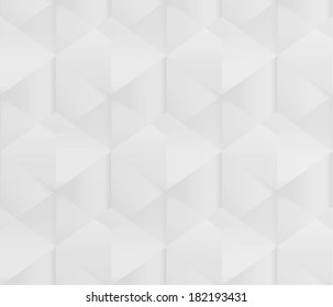 White geometric background, vector illustration