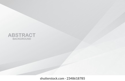White geometric background. Vector illustration