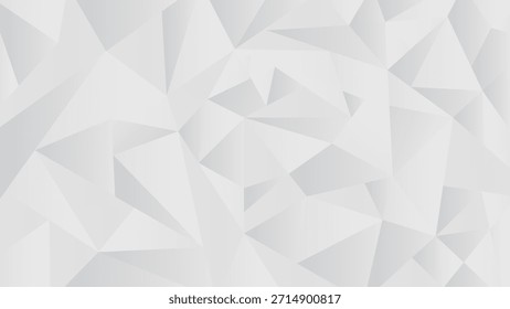 Textura de fondo abstracta geométrica baja-poli blanca para diseños limpios y diseños modernos
