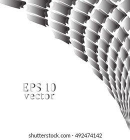White, geometric neutral background. Universal background in grayscale.