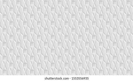 White geometric octagon abstract background with 3d effect