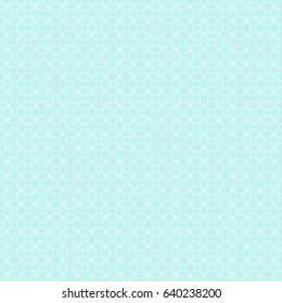 White geometric pattern on a turquoise background