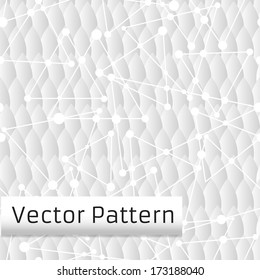 white geometric pattern with triangles