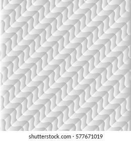 White geometric pattern. Vector abstract background.