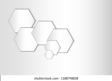 White geometric texture, abstract background, vector illustration