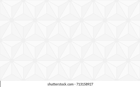 White geometric texture - seamless vector background