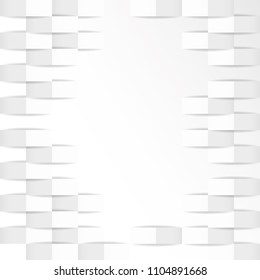 White geometric texture vector background 
