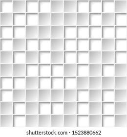 White geometric texture. Vector background for cover design, book design, website background,