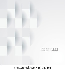 White geometric texture. Vector background