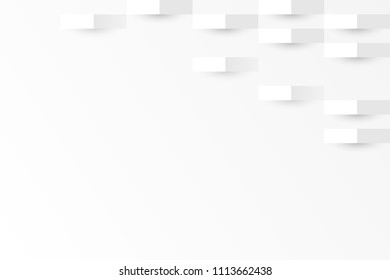 White geometric texture. Vector Illustration.