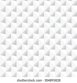 White geometric texture - vector seamless background.