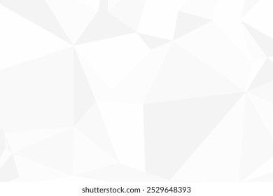 White geometric triangle abstract background.