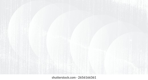 Weiße geometrische Welle Hintergrund Überlappungsschicht auf hellen Raum mit Linien Effekt Dekoration. Modernes Gut